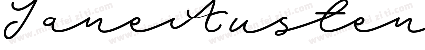 JaneAusten 常规字体转换